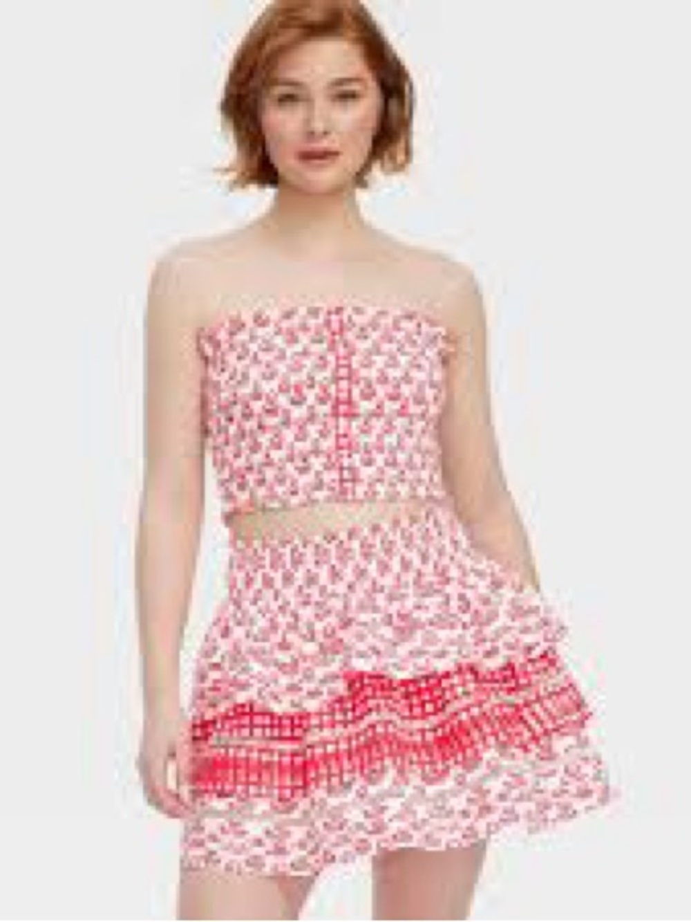 Roller Rabbit x Target Women's Floral Smocked Peplum Tank Top and Tiered Skirt